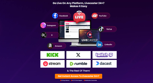 Livecaster 24x7-The Ultimate solution for Non-Stop Live Streaming