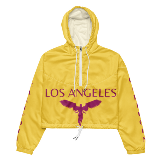 Los Angeles vibes cropped windbreaker