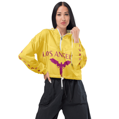 Los Angeles vibes cropped windbreaker