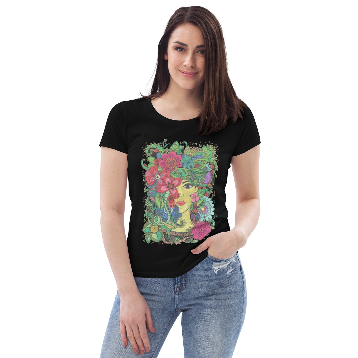 Mandala Women's fitted eco tee PREMIUM