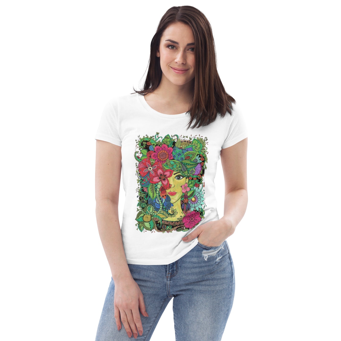 Mandala Women's fitted eco tee PREMIUM